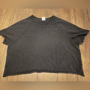 Victorias Secret Pink Cropped Shirt